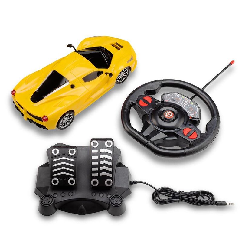 Carrinho-de-Controle-Remoto---Racing-Control---Speedx---Amarelo---Multikids-0