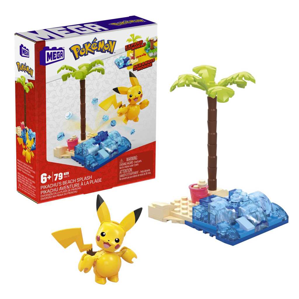 Blocos de Montar - Mega - Pokémon - Pikachu - 1095 Peças - Mattel -  superlegalbrinquedos