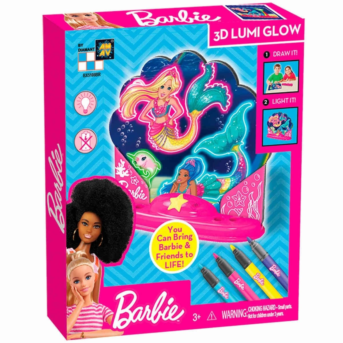 Kit De Pintura Barbie Sereias - Fun - Ri Happy