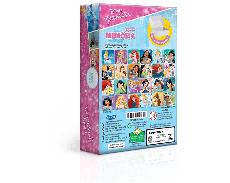 Jogo de Bingo Infantil - Princesas Disney - Toyster - Ri Happy