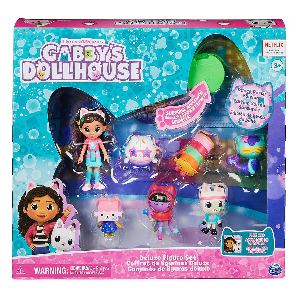 Gabby's Dollhouse - Conjunto Figuras Deluxe - Sítio do Bebé