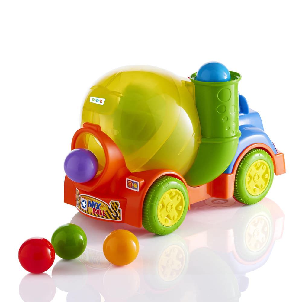 CIADAZ Brinquedos de queda de bola de desenho animado para 18 meses +  crianças de bebê Tumbler Ball Toy Track Ball Toys com 2 bolas coloridas  Brinquedos educativos para meninos meninas 