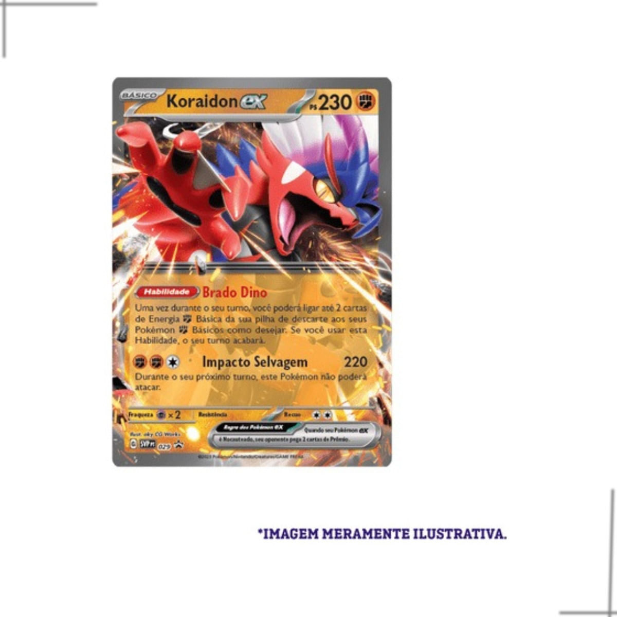 Box Pokémon Lendas de Paldea - Koraidon EX - 33017 Copag - Real