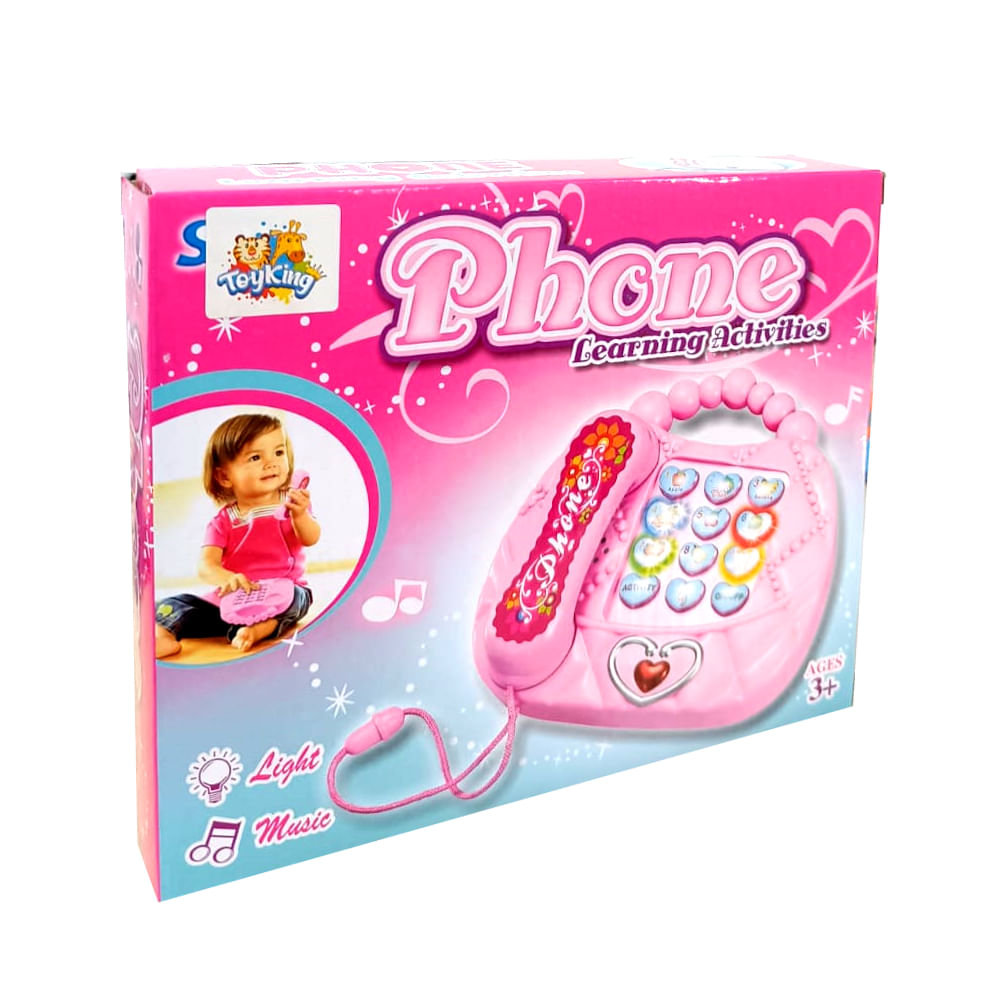 Piano Eletrônico Teclado Infantil Com Microfone Suporte Rosa - Ri Happy