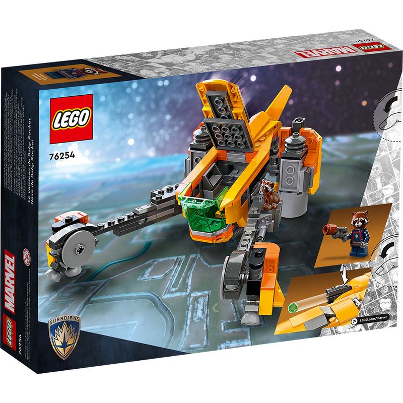 LEGO---Marvel---Guardioes-da-Galaxia---A-Nave-de-Baby-Rocket---76254-1