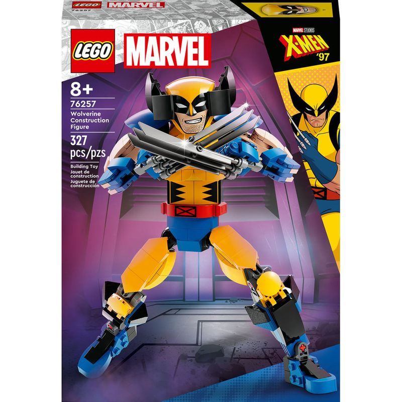 Lego---Marvel---X-Men---Figura-de-Construcao-do-Wolverine---76257-0