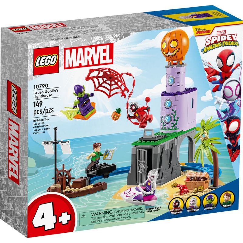 LEGO---Disney---Marvel---Spidey-E-Seus-Amigos---Equipe-Aranha-No-Farol-Do-Duende-Verde---10790-0