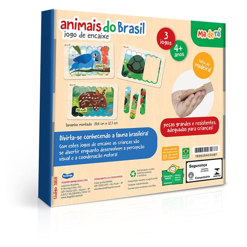 Jogo-De-Encaixe---Animais-Do-Brasil---Madera---3-Jogos---Toyster-1