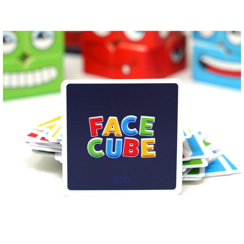 Cubo Mágico Profissional Jogo das Faces Cuber Brasil Azul e Vermelho