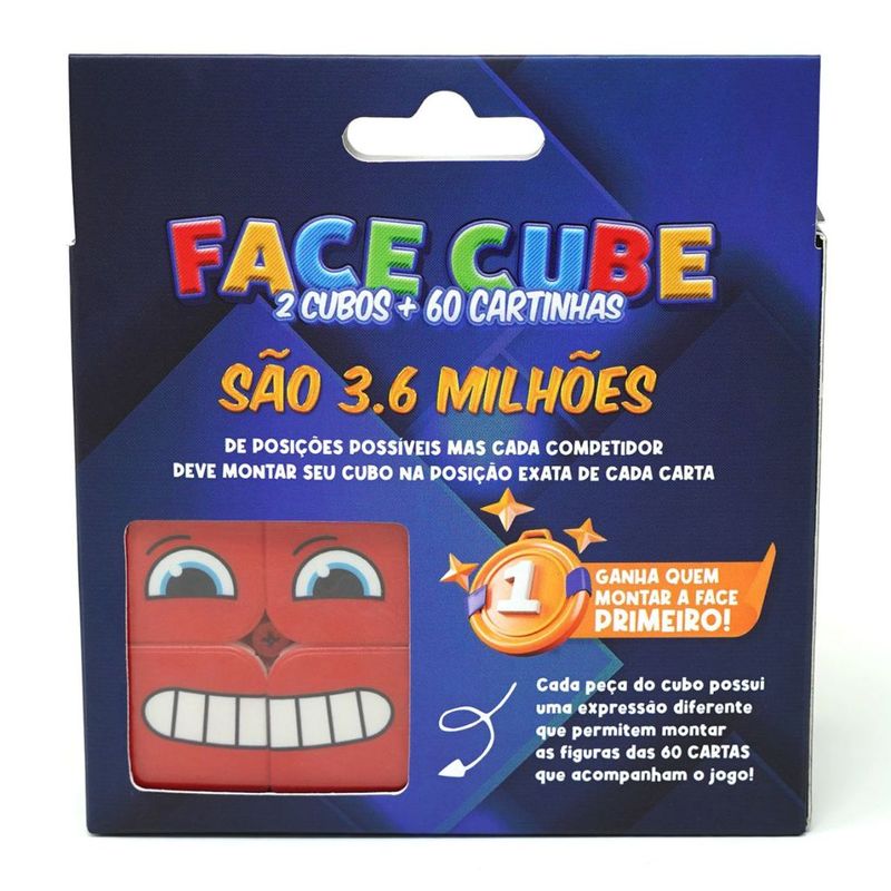 Jogo Expressões Faciais Cards e Cubos