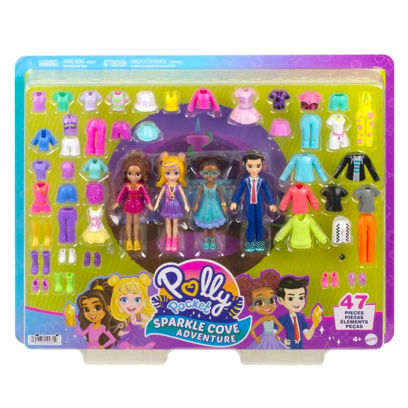 Mini-Bonecas-e-Conjunto-de-Acessorios---Polly-Pocket---Fashion-Baia-Magica---Mattel-1