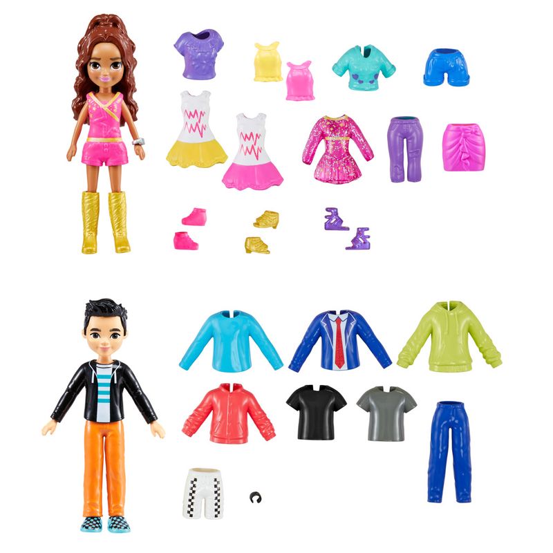 Mini-Bonecas-e-Conjunto-de-Acessorios---Polly-Pocket---Fashion-Baia-Magica---Mattel-5