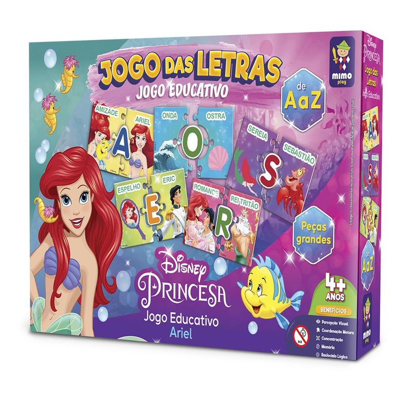 Jogo-Educativo---Jogo-das-Letras-Ariel---Princesa-Disney---Mimo-0