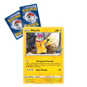 Blister Quadruplo Pokémon GO Pikachu, Cor: Estampado - Copag