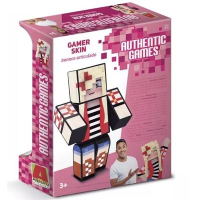 Boneco Pequeno Authentic Games - 25Cm : : Brinquedos e Jogos