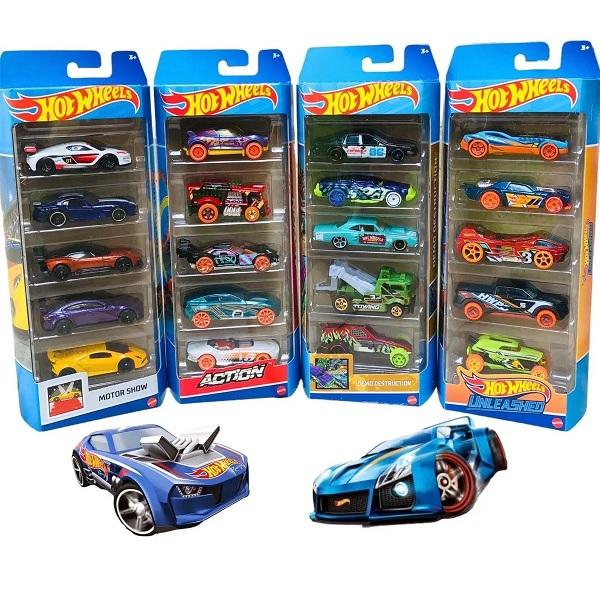 Carrinhos - Hot Wheels - Pacote com 5 Carros - Sortidos - Mattel - Ri Happy