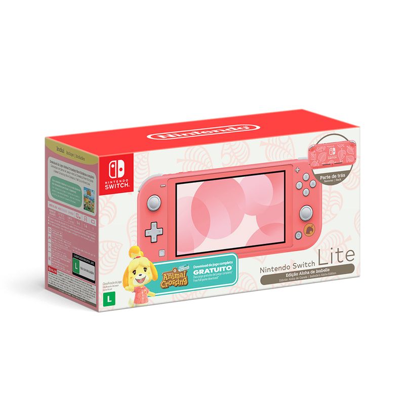 Console - Nintendo - Switch Lite - Animal Crossing - Coral Console - Nintendo - Switch Lite - Animal Crossing - Coral