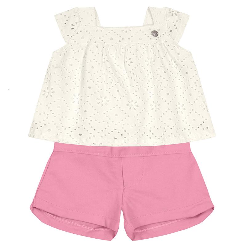 Conjunto---Blusa-creme-e-Shorts-Rosa-Natural---Tam-P---Brandili-0