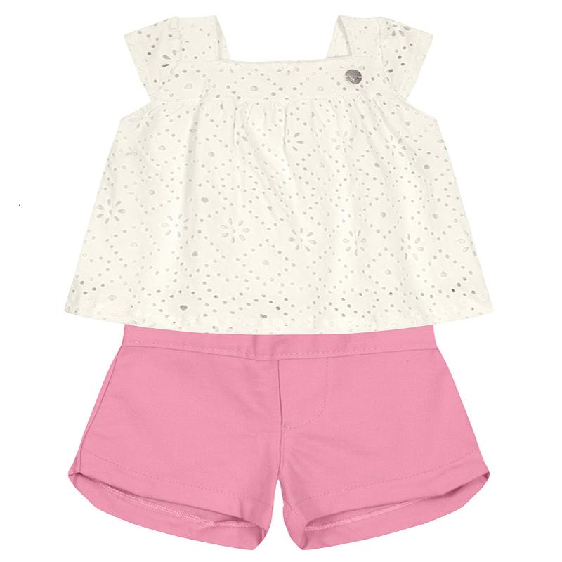 Conjunto---Blusa-creme-e-Shorts-Rosa-Natural---Tam-G---Brandili-0