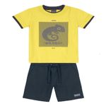Conjunto---Camiseta-e-Bermuda---Algodao---Tam-1----Amarelo---Brandili-0