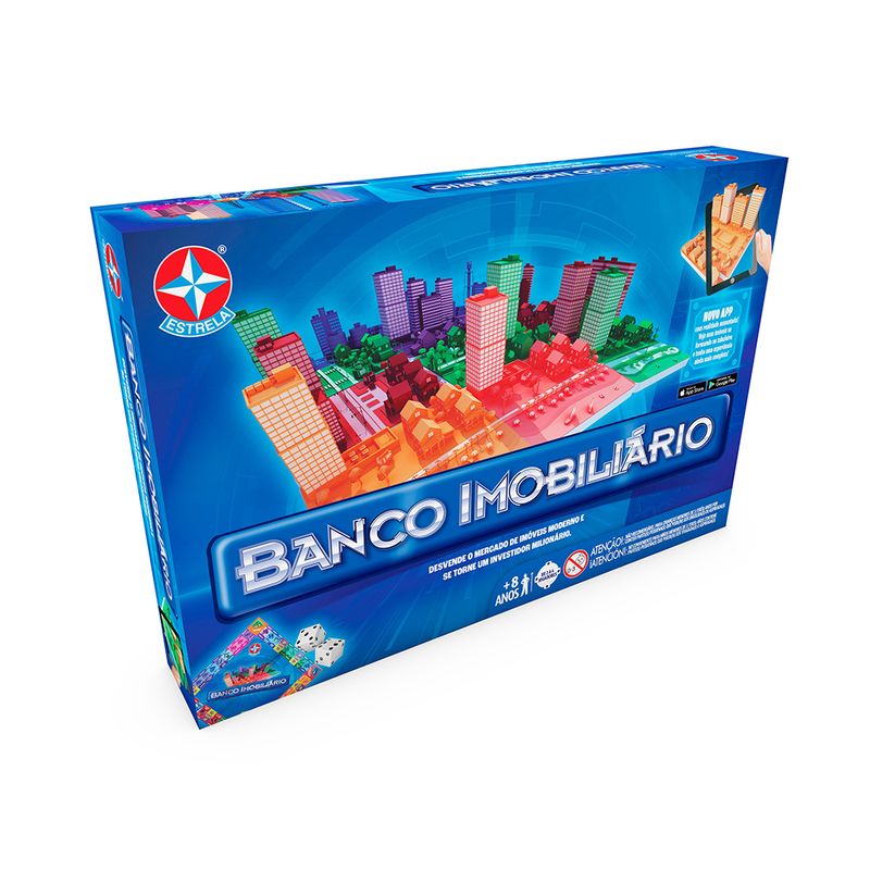 Jogo De Tabuleiro Banco Imobiliário Brasil Original Estrela