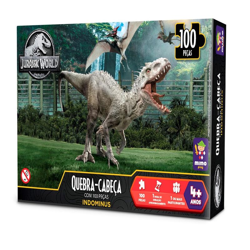 Quebra-Cabeca---Jurassic-World---100-Pecas---Indominus-Rex---Mimo-0