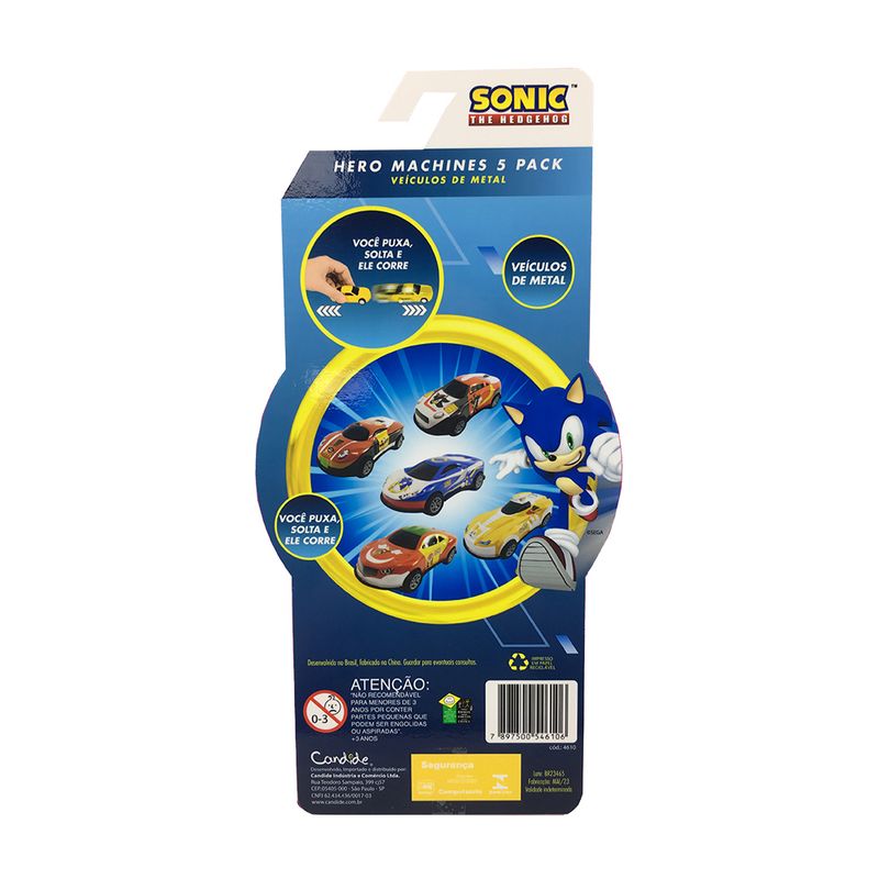 Mini-Veiculos---Pull-Back---Sonic----Com-5-Carrinhos---Candide-1