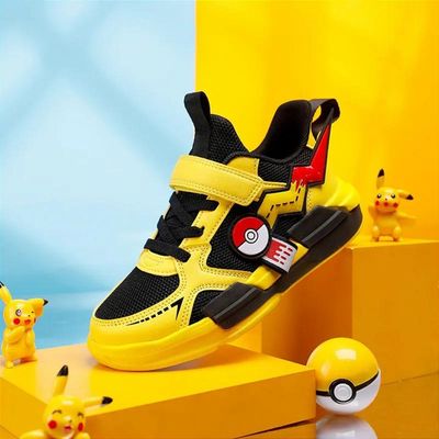 Tênis Infantil Pikachu Pokémon Amarelo/Preto - Cia Bebê