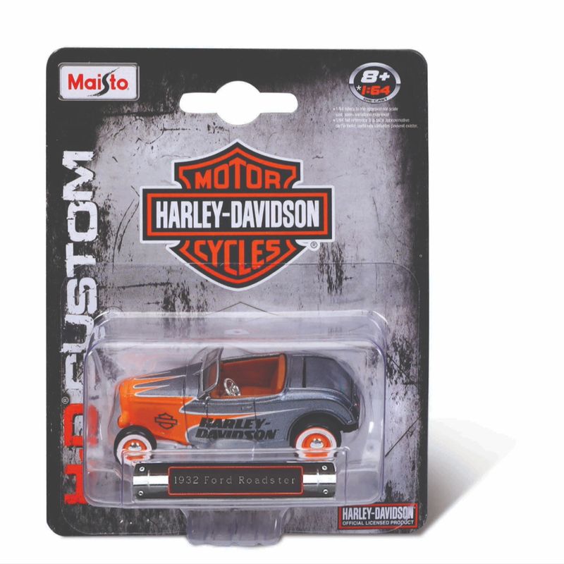 Carrinho---1-64-Harley-Davidson-Custom-Cars---Maisto-2