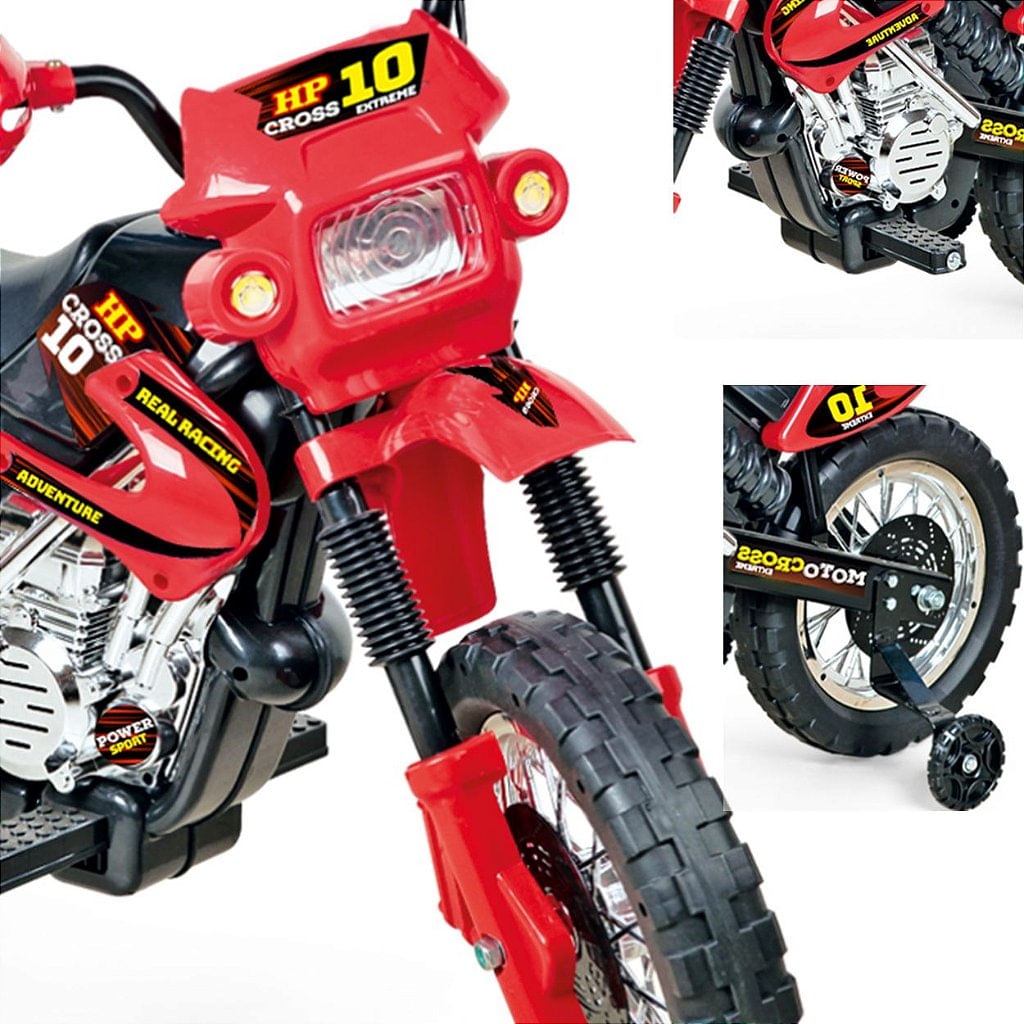 Moto Eletrica Infantil Xplast Motocross 6V