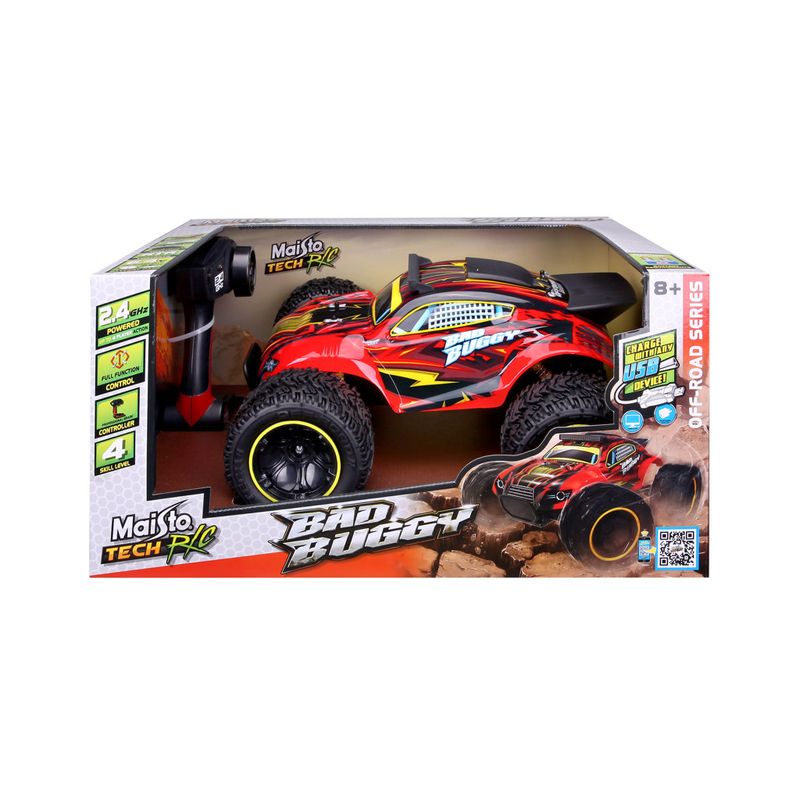Carrinho-com-Controle-Remoto---R-C-Off-Road-Attak-Bad-Buggy---Maisto-0