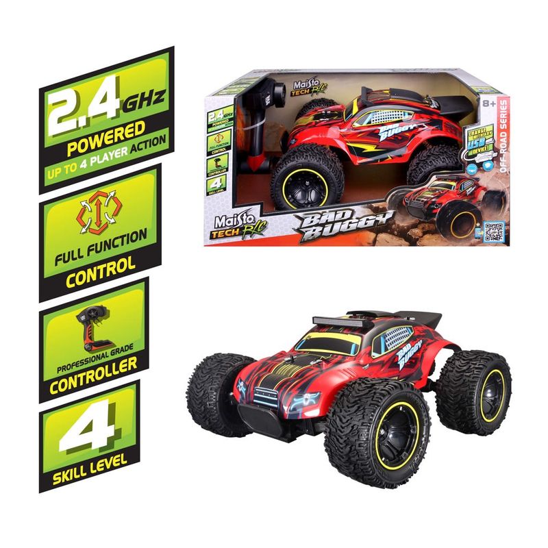 Carrinho-com-Controle-Remoto---R-C-Off-Road-Attak-Bad-Buggy---Maisto-1