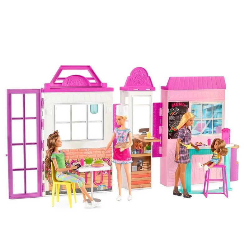 Playset---Barbie---Restaurante-e-Estate---Rosa---Mattel-1