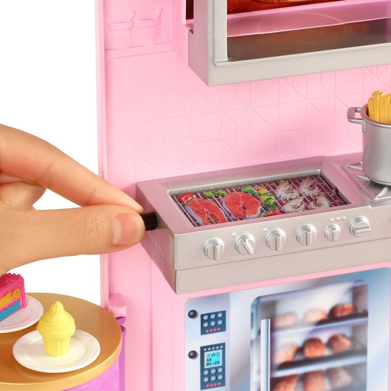 Playset---Barbie---Restaurante-e-Estate---Rosa---Mattel-6