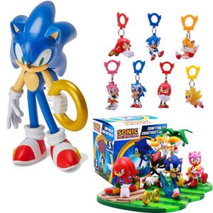 Boneco Mini Figura de Ação Compatível com LEGO Turma Sonic