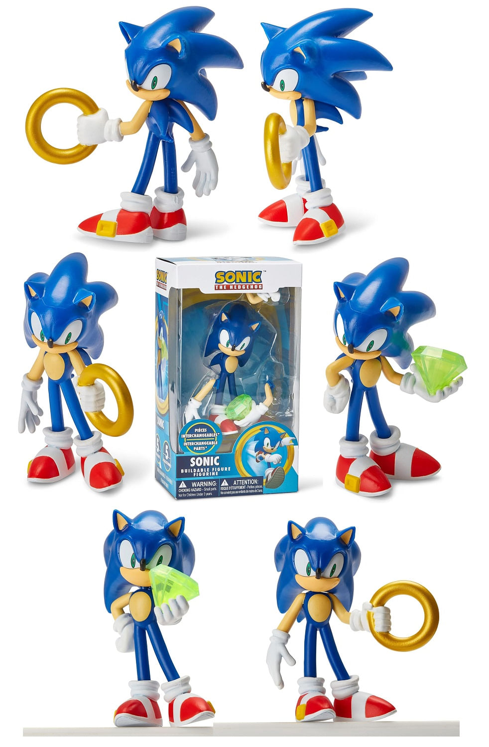 Kit Suporte Sonic Controles E Outros + Quadrinho Decorativo