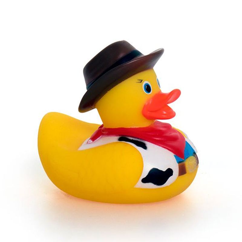 Brinquedo-de-Banho---Patinho-Cowboy---Dican