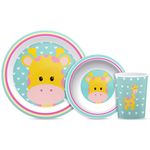 Conjunto-de-Refeicao---3-Pecas---Animal-Fun---Girafa---Buba