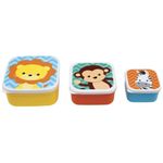 Conjunto-de-Potes---Animais---Zoo---3-Tamanhos---Buba