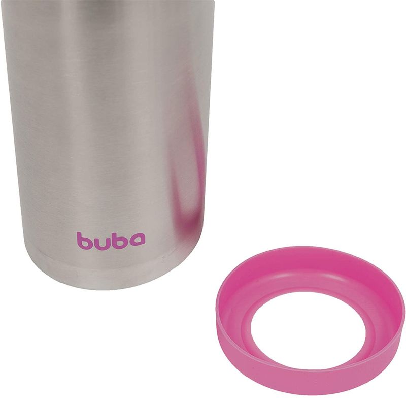 Garrafa-Termica---400Ml---Com-Canudo---Rosa---Buba