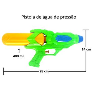 Kit 2 Arminha Pistola de Água Lançador Brinquedo Infantil