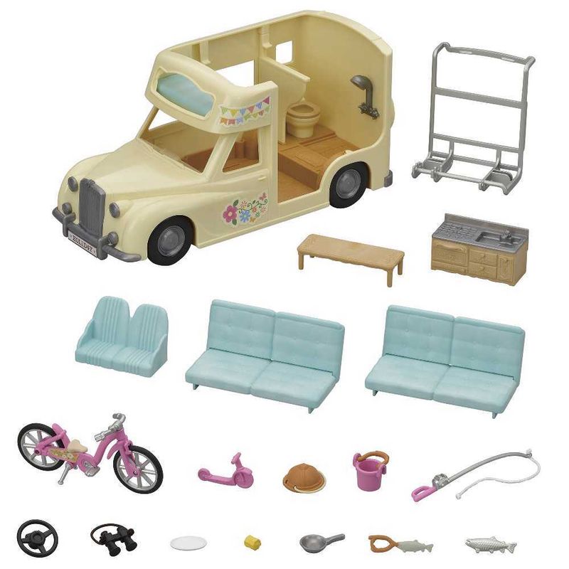 Sylvanian-Families---Camping-Van-Da-Familia-Jardim-Da-Infancia---Epoch-0