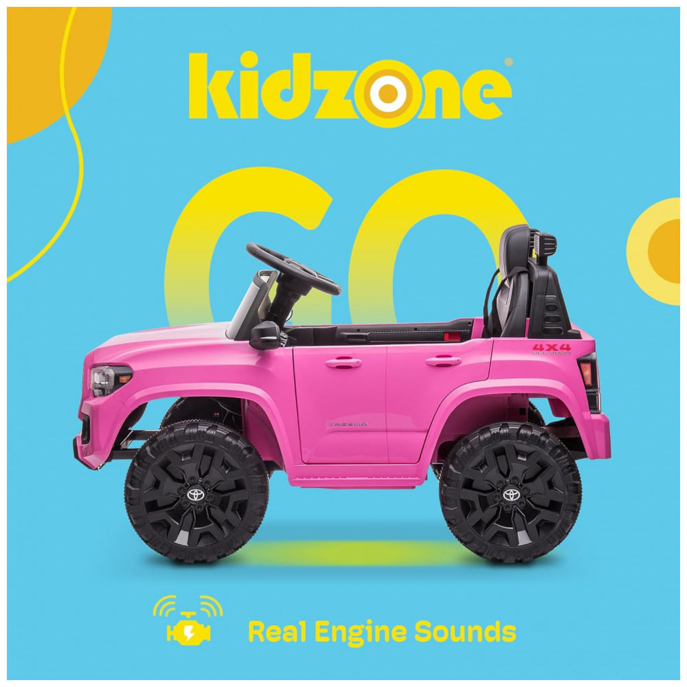 Caminhão Elétrico Infantil 1 Assento com Luz LED, Músicas, Bateria 12V,  OLAKIDS, Rosa - Ri Happy