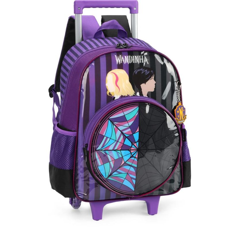 Mochila-com-Rodas-e-Alca---Wandinha---Roxo---Luxcel-1