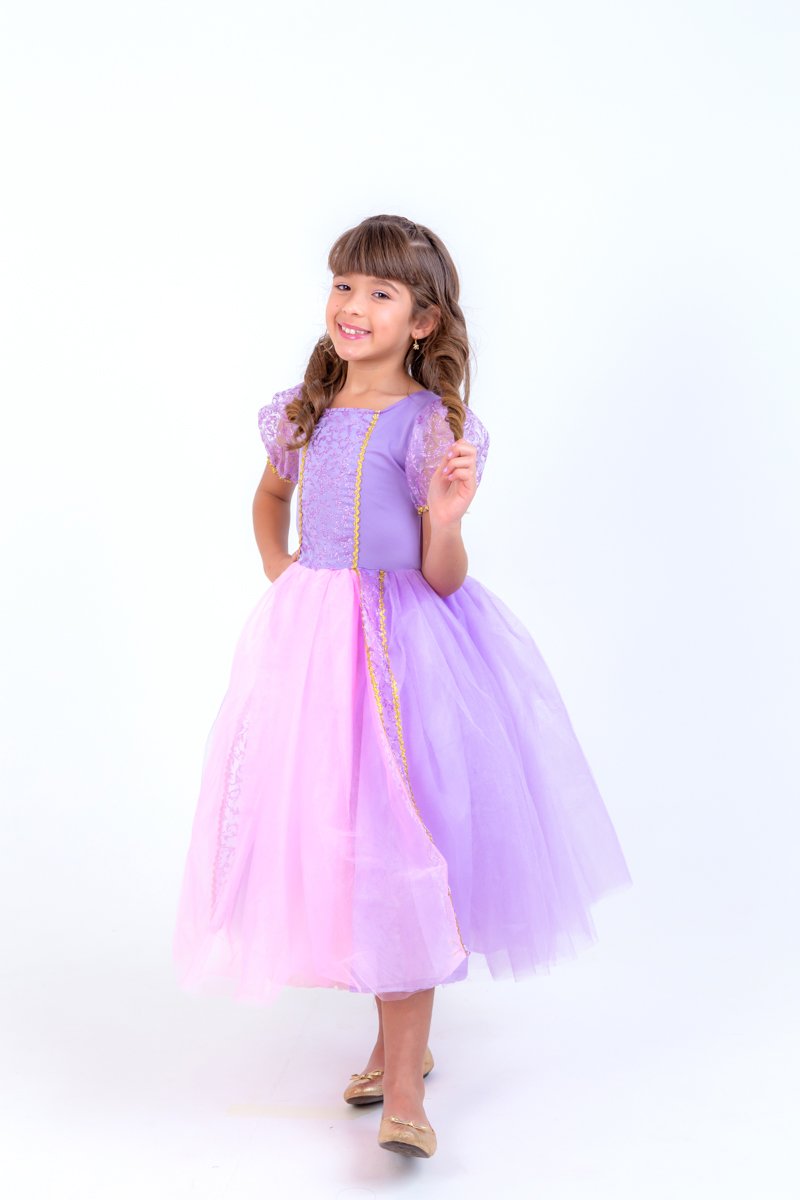 Fantasia de hot sale rapunzel infantil