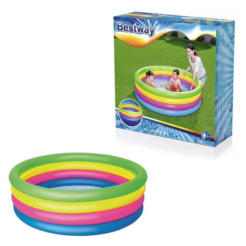 Piscina-Inflavel---Bestway---4-Gomos---522-Litros---Colorido-0