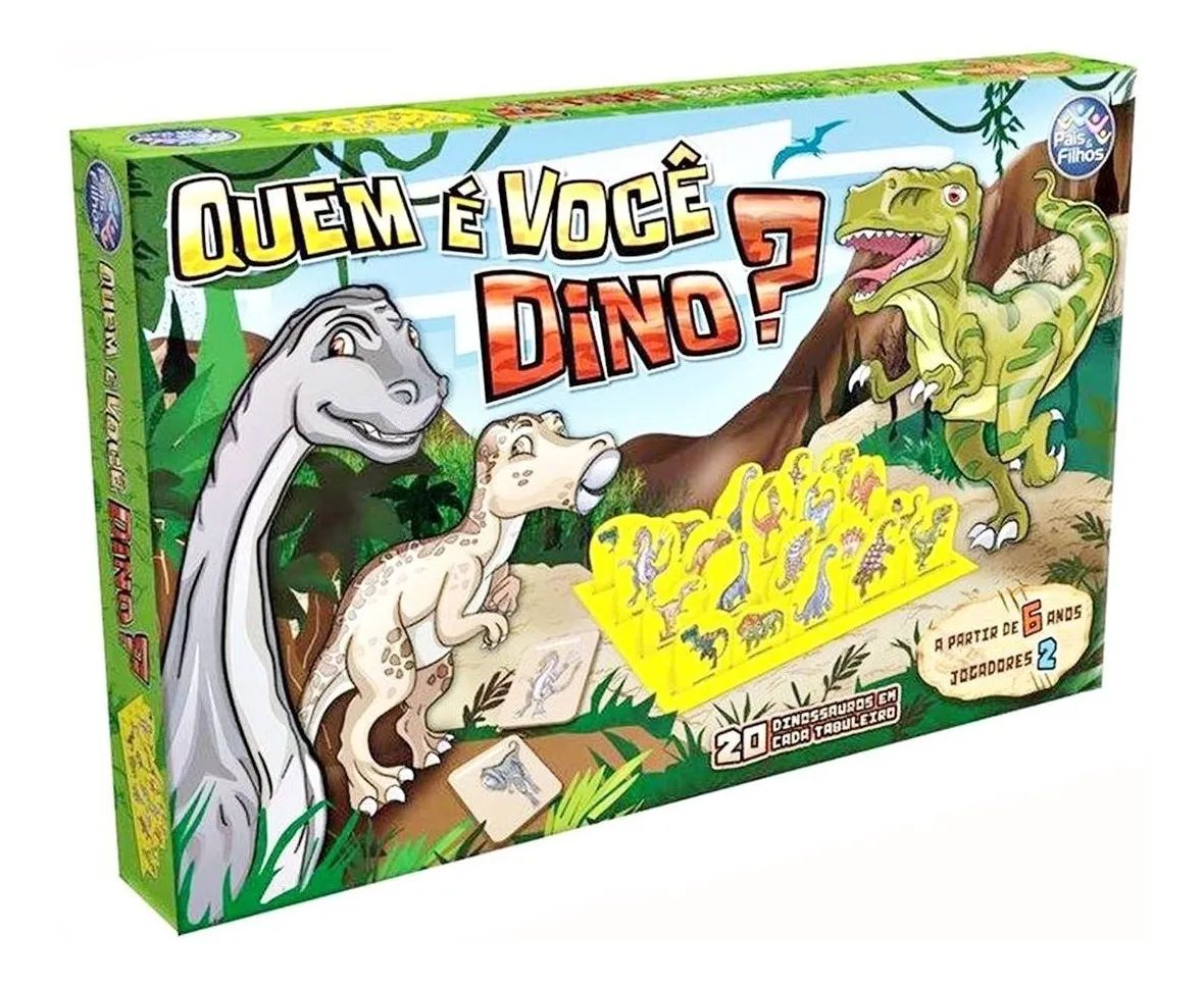 Jogo da Memória Infantil Dinossauro País e Filhos