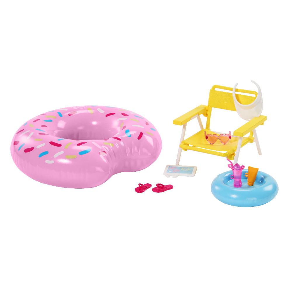 Boneca com Acessórios Barbie Piscina Maiô Rosa – Mattel - RioMar Recife  Online