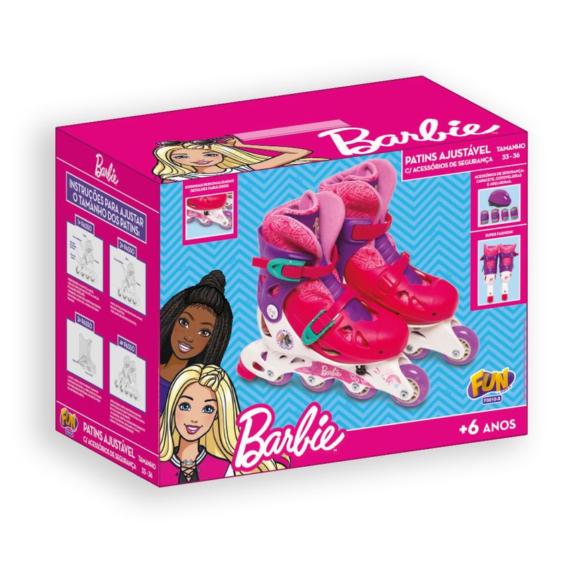 Patins-Barbie---Com-Acessorios-de-Seguranca---Fun---Rosa---33-a-36-2