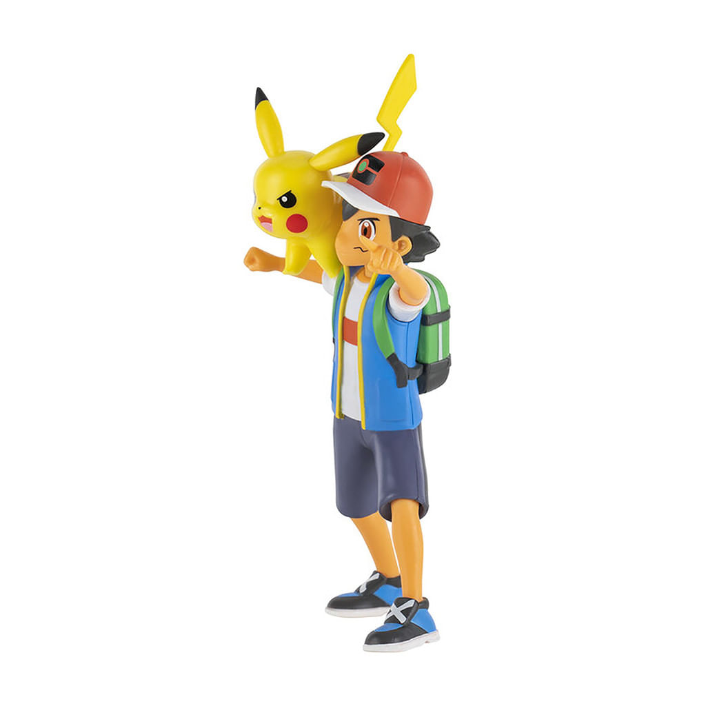 Novo Pokemon Figuras de Açao Ash e Pikachu Alola Sunny 1960 em Promoção na  Americanas